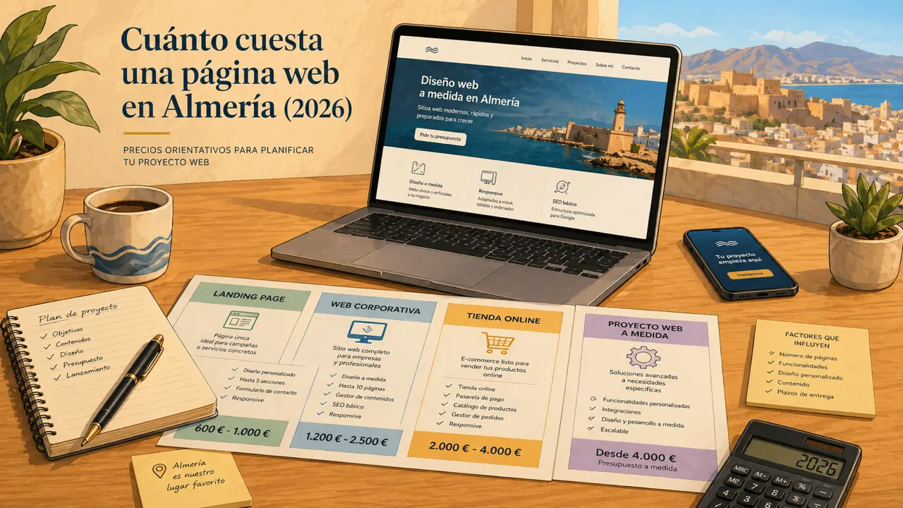 Diseño de logotipos en Almería — guía práctica y precios reales