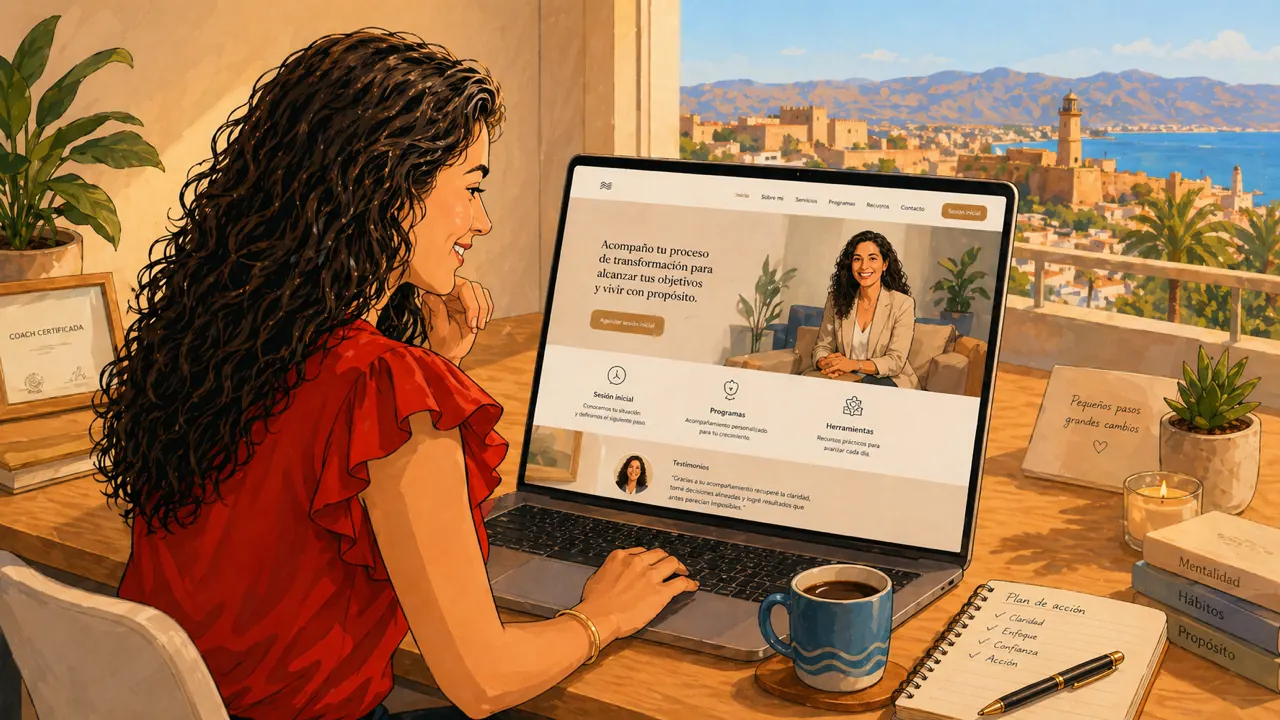Fondo abstracto para diseño web de coaches