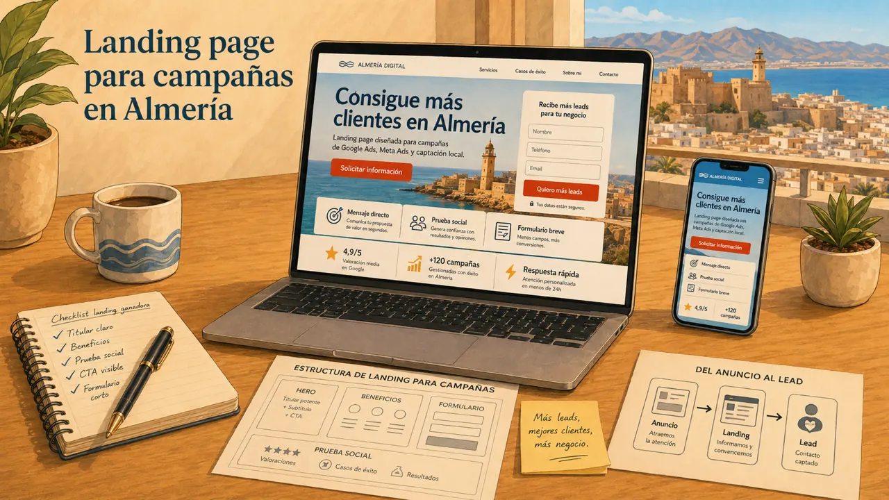 Fondo abstracto para landing de campañas