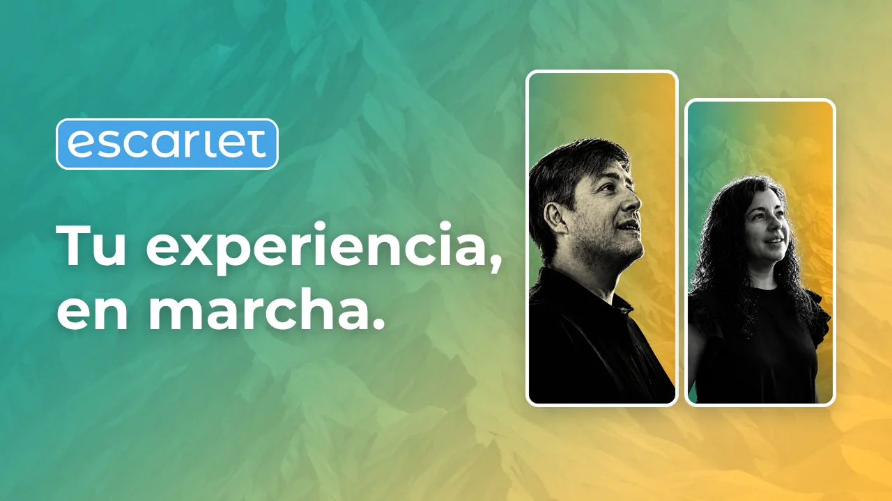 Tu experiencia, en marcha. Branding y diseño web con Escarlet